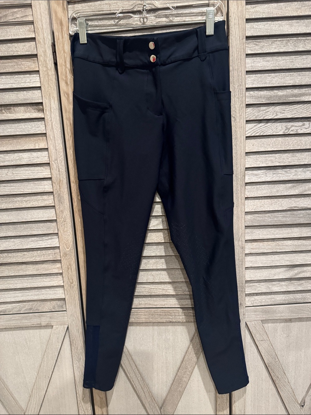 Free Ride Equestrian Women’s Riding Tights Performance with Utility Pockets - Picture 6 of 15